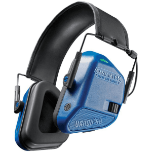 Champion Vanquish Electronic Hearing Protection Ear Muffs 21dB Blue