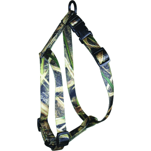 Omnipet Kwik Klip Adjustable Nylon Pet Harness 5/8" 1 Ply Mossy Oak Duck Blind Camo Small