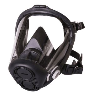 Honeywell RU6500 Silicone Full Facepiece Respirator Face Mask with Harness M