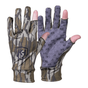 Knight & Hale Run N' Gun Gloves One Size Mossy Oak Original Bottomland