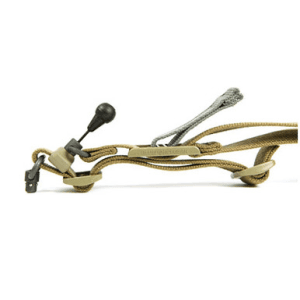 Blue Force Gear VCAS2TO1RED125AACB Vickers 221 made of Coyote Tan Cordura with 54"-64" OAL, 1.25" W, One-Two Point Design & RED Swivel for AR Platform