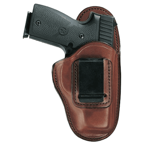Bianchi 19221 100 Professional Iwb Size 01 Tan Leather Belt Clip Fits Ruger Lcr/S&w J Frame 2"