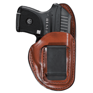 Bianchi 19238 100 Professional Size 14 Iwb Leather Tan Belt Clip Fits Browning Hi-Power/Ruger Sr/Colt 1911 Government Right Hand