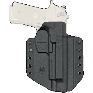 C&G Holsters 2750100 Covert OWB Black Kydex Belt Loop Fits Beretta M9A3/M9A4 Right Hand