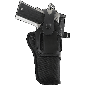 Galco Sa95rb Switchback Strongside Crossdraw Belt Black Hybrid Leather-Synthetic Ambidextrous