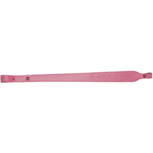 Crickett KSA802 Rifle Sling Black w/ Pink Stitching Leather, 23" L x 1.75" W