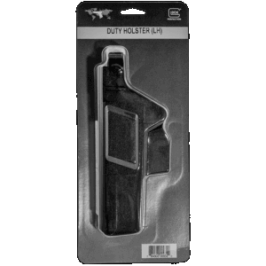 Glock Ho000931 Duty Holster Owb Black Polymer W/Thumb Break Retention Strap, For Use W/Glock 17 Gen3,4&5/22 Gen 3&4 Only/31 Gen 3&4, Fits 1.77" (45mm) Belt,