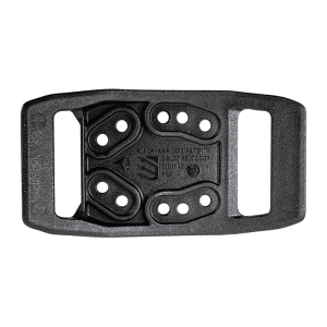 Blackhawk T-Series Black 2-Slot Belt Loop, Clam
