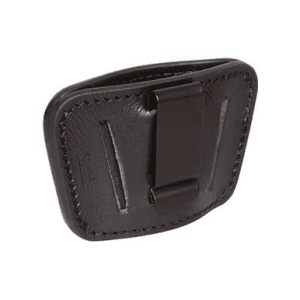 PSP 035BLK Belt Slide IWB/OWB Leather Belt Clip/Slide Fits Med/Lg Semi-Auto Ambidextrous