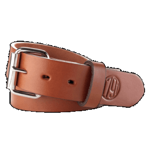 1791 Gunleather BLT014246CBRA 01 Gun Belt Classic Brown Leather 42/46 1.50" Wide Buckle Closure