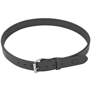 1791 Gunleather BLT013842SBLA 01 Gun Belt Stealth Black Leather 38/42 1.50" Wide Buckle Closure