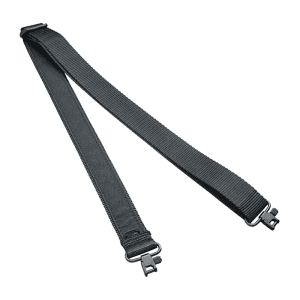 Butler Creek 26923 Mountain Rifle/Shotgun Sling Black Nylon Webbing 48" Oal 1.25" Wide Adjustable Design & Qd Swivels