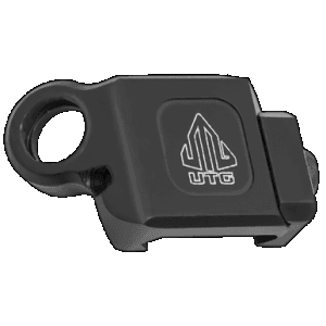UTG TLSWPM01 Angled QD Sling Swivel Adaptor Picatinny Black Aluminum