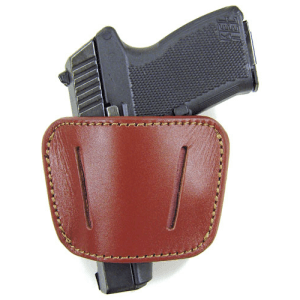 Psp 036 Belt Slide Iwb/Owb Tan Leather Belt Clip/Slide Fits Small/Med Semi-Auto Ambidextrous