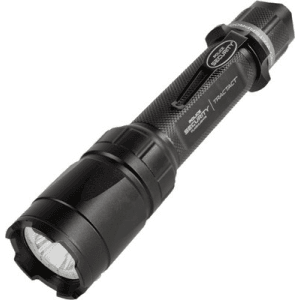 Police Security Flashlights Trac Tact LED Flashlight 350 Lumens 120m Beam 2AA IPX7 UV Red LED