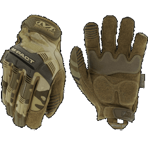 Mechanix Wear MPT78012 M-Pact Gloves Multi-Cam Synthetic Leather 2XL TPR Closure