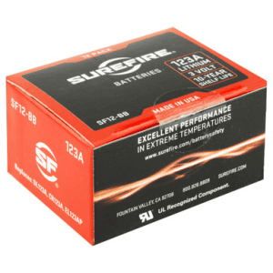 Surefire 123A Lithium Batteries 12/ct