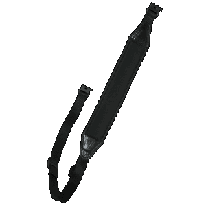 The Outdoor Connection Outdoor Connection Ndr90075 Raptor Sling With 1" Brute E-Z Detach Swivels 2" W Adjustable Black Nylon Webbing For Rifle/Shotgun