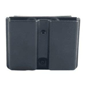 Uncle Mikes Uncle Mike's 51371 Kydex Double Mag Case Black Kydek, Belt Clip Mount Fits Belts Up To 1.75", Compatible With Single Stack Magazines