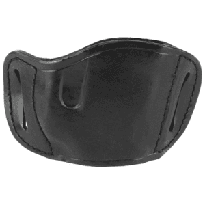 Bulldog Cases Bulldog Mlbl Molded Owb Black Leather Belt Slide Fits Glock Fits Ruger P85 Fits S&w M&p 40 Right Hand