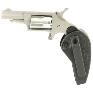 NAA 22LLRHG Mini-Revolver 22 LR Stainless/Black Holster Grip 1.63 in. 5 rd.