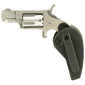 NAA 22LRHG Mini-Revolver 22 LR Stainless/Black Holster Grip 1.13 in. 5 rd.