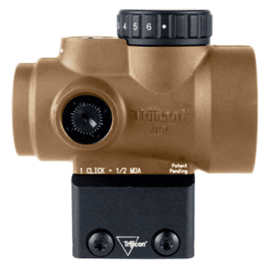 Trijicon MRO SD Coyote Tan 1x25mm 2 MOA Green Dot Full CoWitness Picatinny Mount