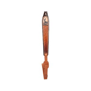Hunter Cobra Quick-Adjust Leather Rifle Sling Brown/Painted Deer