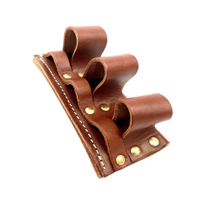 Hunter 3 Slot Rotary Magazine Pouch Ruger 10/22 Leather Tan