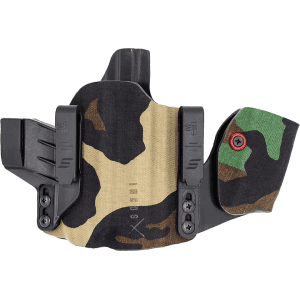 Safariland Incog X Iwb Holster With Magazine Caddy Right Hand Sig Sauer P365x, P365xl Cordura Wrapped Polymer Woodland Camo
