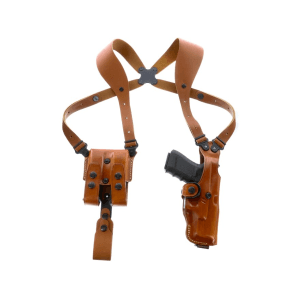 Galco Vertical Shoulder Holster Ambidextrous Beretta 92, 92F, 92FS, 96 Leather Tan