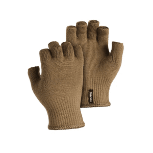 Kifaru Men's Merino Fingerless Gloves Coyote Brown One Size Fits Most