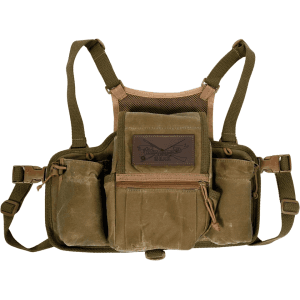 Armageddon Gear Big Game Chest Rig Bino Harness Tan Waxed