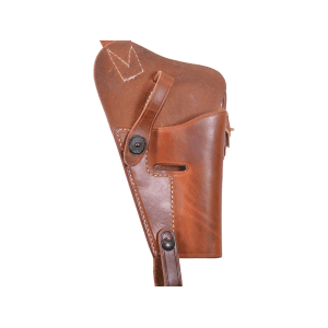 El Paso Saddlery 1942 Tanker Shoulder Holster Right Hand Ruger Blackhawk 4.625" Leather Russet Brown