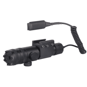Barska GLX Laser Sight 5mW Green Laser with Picatinny Ring Mount and Momentary Switch Black