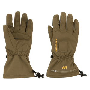 Muddy Outdoors Men's Nucleus Heated Softshell Gloves Brown Clay Large