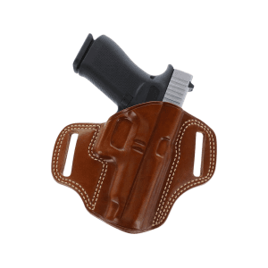 Galco Combat Master Owb Holster Right Hand Colt King Cobra, Colt Python, Ruger Gp100, Smith & Wesson L Frame 586, Taurus 425 Tracker, Taurus 627 Tracker 4" Leather Tan