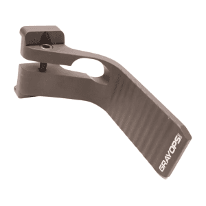 Gray Ops CNC Shooting Bag Stop ARCA Mount Aluminum Black