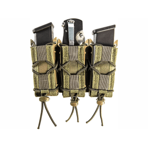 High Speed Gear Taco Triple Pistol Magazine Pouch Belt Mount Nylon Olive Drab