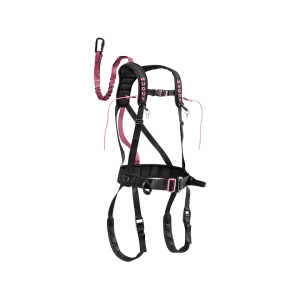 Muddy Women's The Safeguard Treestand Safety Harness Nylon Black and Pink