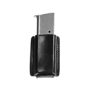 Galco Concealable Double Stack Polymer Magazine Pouch 40 S&W, 9mm Leather Black