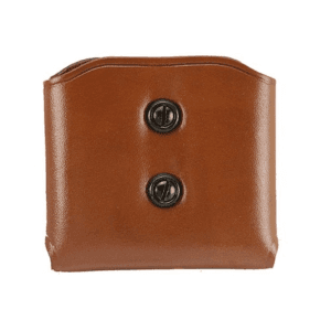 Galco DMC Single Stack Double Magazine Pouch 45 ACP, 10mm Leather Tan