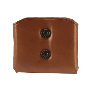 Galco DMC Double Stack Double Magazine Pouch 40 S&W, 9mm Leather Tan