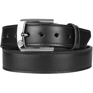 CrossBreed Executive Gun Belt 1.5" Leather Black 42"