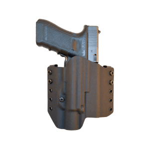 Comp-Tac Warrior OWB Holster Right Hand Sig Sauer P320, RX 9mm, 40 S&W with Surefire X300U Black Kydex Black