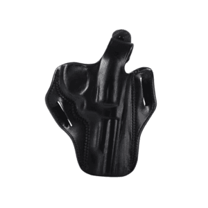 Desantis Gunhide Thumb Break Scabbard Owb Holster Right Hand S&w K Frame 10, 12, 13, 15, 19, 64, 65, 66 4" Leather Black
