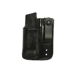 Galco IWB Double Stack Metal Magazine Pouch 40 S&W, 9mm Leather Black