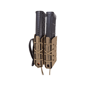 High Speed Gear X2R V2 Taco MOLLE Double Rifle Magazine Pouch Polymer Coyote