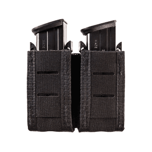 High Speed Gear NTOA Duty Double Pistol Taco Pistol Magazine Pouch Nylon Black