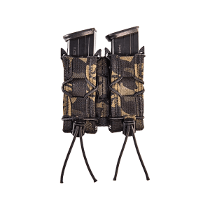 High Speed Gear Taco MOLLE Double Pistol Magazine Pouch Nylon MultiCam Black